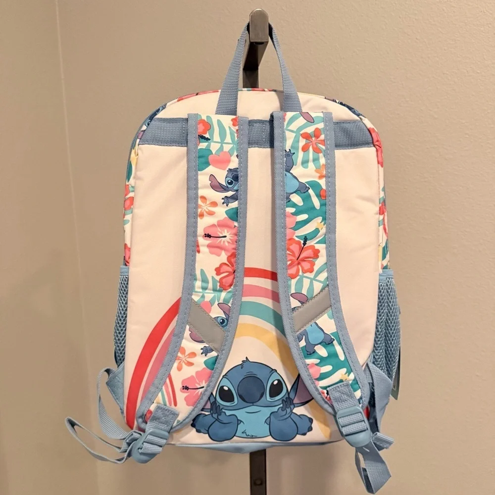NWT Disney Lilo & Stitch backpack and sequined lunchbox cooler